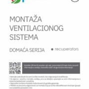 Montaža ventilacionog sistema